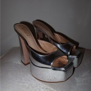 Schultz Silver Heels